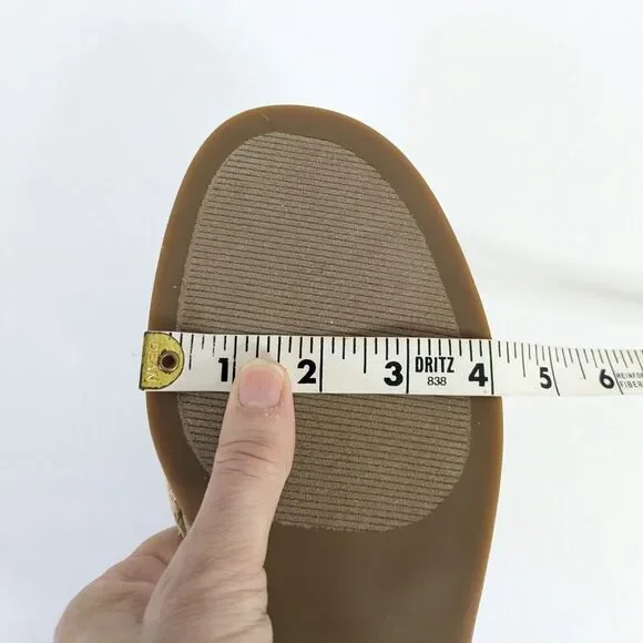 MK Michael Kors Womens Ember Slide Sandal Size 10 Natural Raffia Optic White NIB - Picture 15 of 16